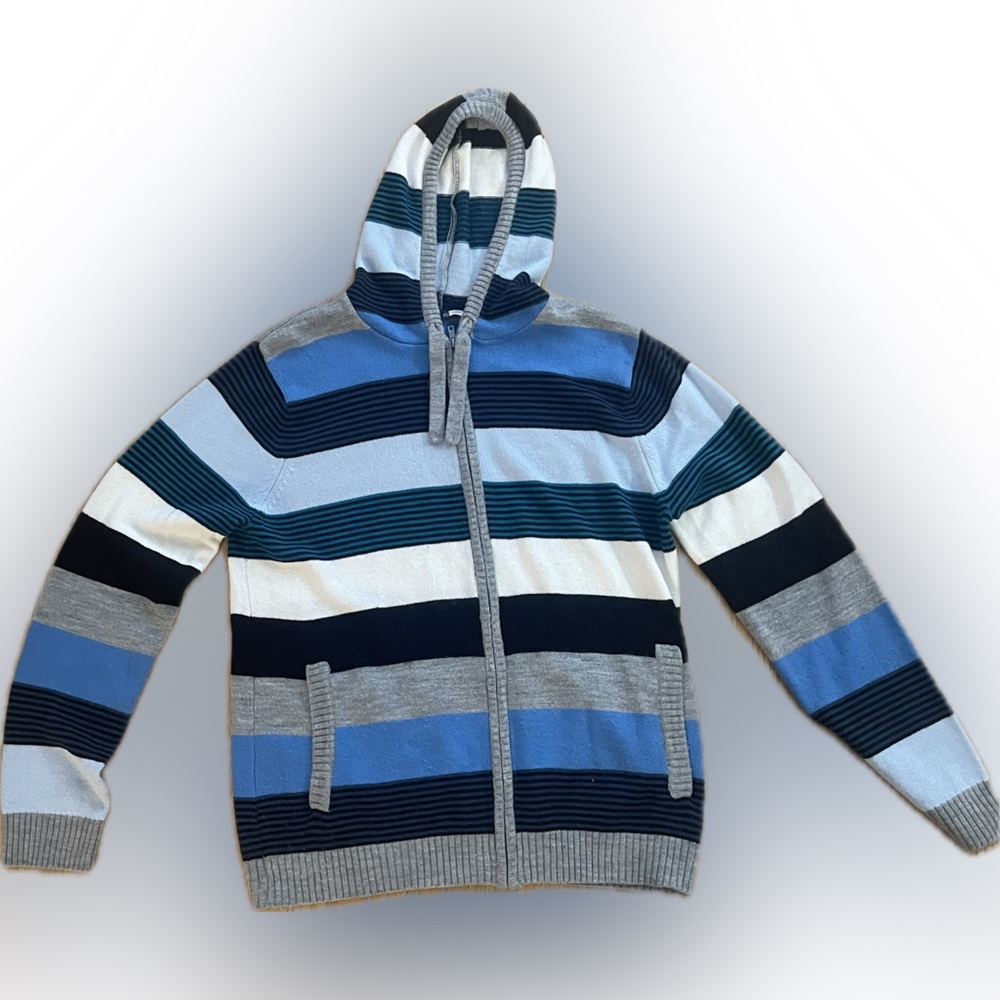 H&M - Full Zip Sweater with Hood - US M XL